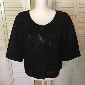 Apt. 9 metallic black dressy jacket size XL